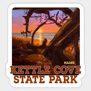 Kettle Cove State Park, Maine Sticker